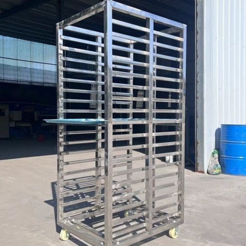 不锈钢周转车推车商用馒头简易多层加热蒸箱带轮定制加厚蒸车移动 - 图1