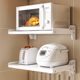 Wall-mounted microwave oven storage rack kitchen punch-free wall oven storage rack household bracket seasoning stand