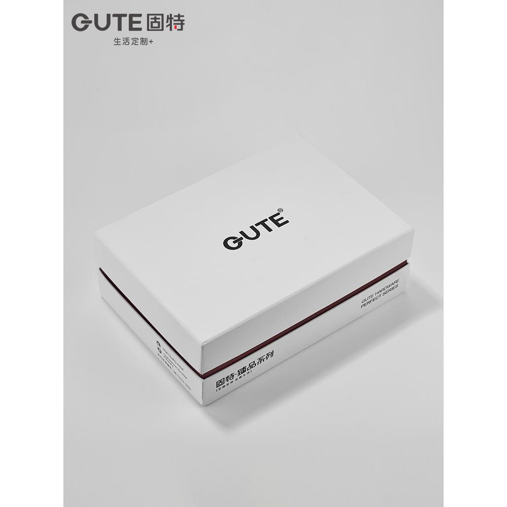 固特轻奢门锁简约卧室室内木门锁家用房门锁执手磁吸五金锁具 - 图2