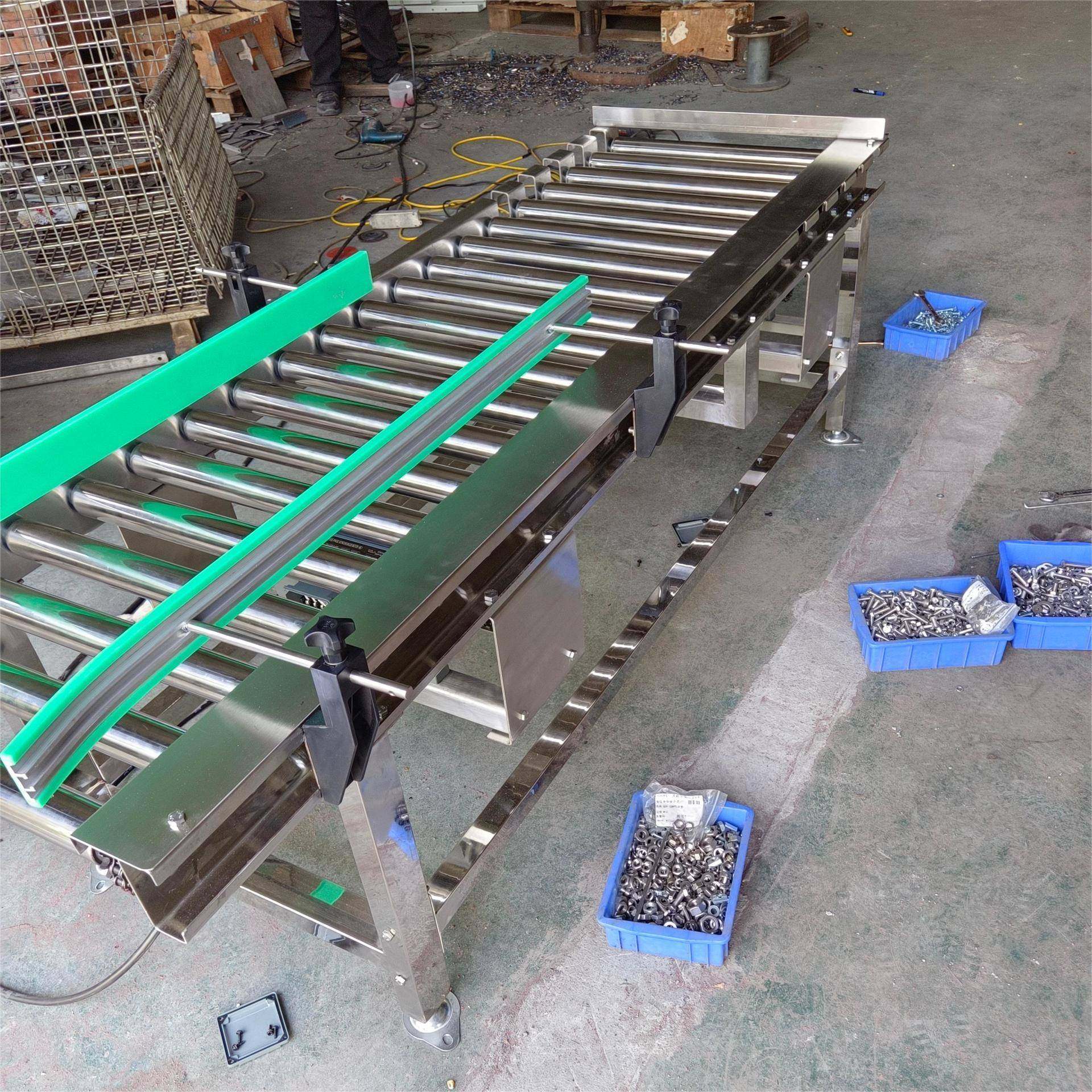 04不锈钢滚筒码垛抓取输送机纸箱食用油食品不锈钢滚筒输送机,淘宝优惠券,粉丝福利购,淘宝优惠卷