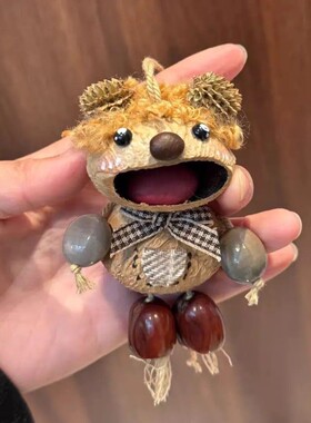 天然疗愈系果壳铃挂件印尼果壳