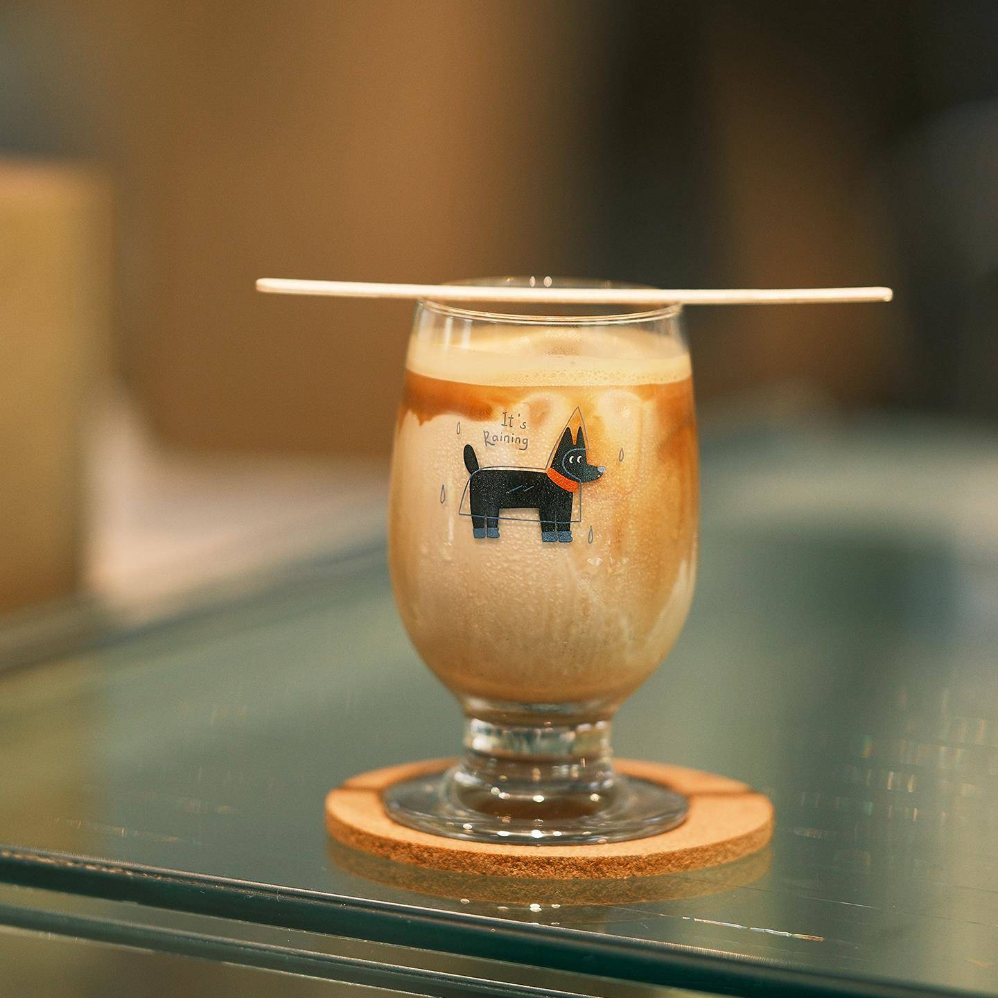 原创可爱雨衣狗狗杯子~玻璃杯高脚杯牛奶咖啡杯饮料水杯子红酒杯 - 图2