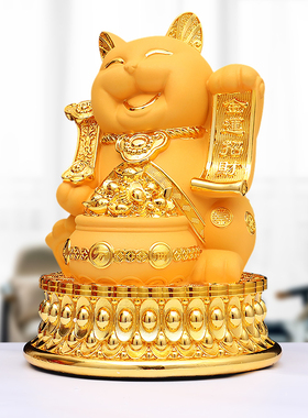 招财猫摆件生意兴隆店铺开业礼乔迁客厅玄关装饰2025新款存钱罐