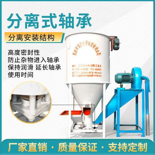 恒富机械饲料粉碎搅拌一体机安装简单，维护方便占地面积小 - 图0