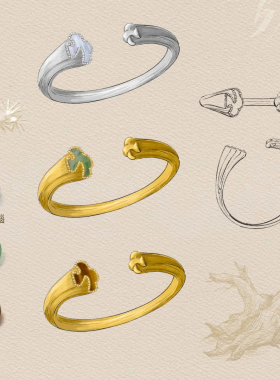 BYROOTS/抱树「灵树系列」新品银手镯天然金虎眼