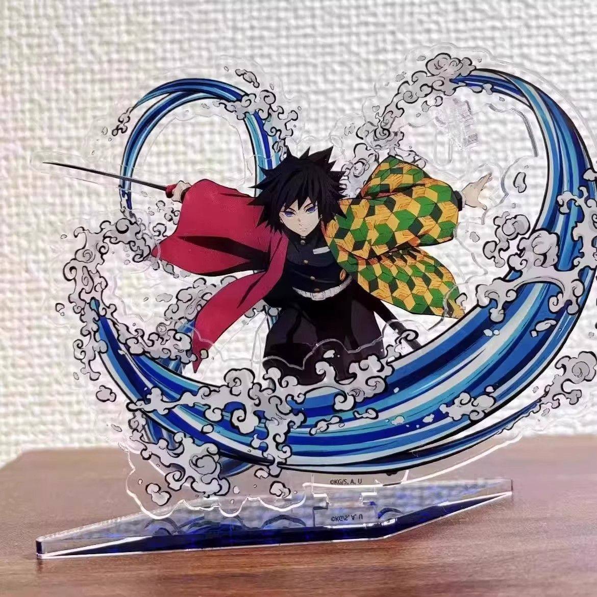 鬼灭之刃动漫周边亚克力立牌高颜值富冈义勇蝴蝶忍装饰桌面摆件,淘宝优惠券,粉丝福利购,淘宝优惠卷