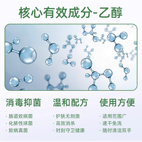 方训牌75度酒精消毒液室内家用消毒75%医用乙醇500ml皮肤消毒 - 图2