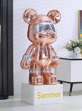 新款暴力熊存钱罐客厅家居现代简约电视柜大号落地创意装饰品摆件