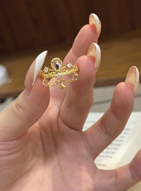 「公主皇冠」S925银新中式戒指