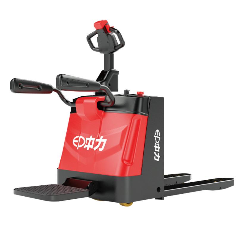 锂电托盘搬运车1.5/2吨液压地牛叉车全电动叉车踏板式可站人 - 图3