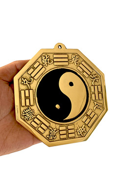 厂家 黄铜八卦镜 太极八卦镜铜镜家居工艺品铜器
