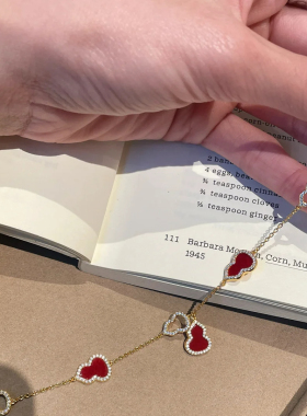 S925纯银红玛瑙六宝葫芦手链