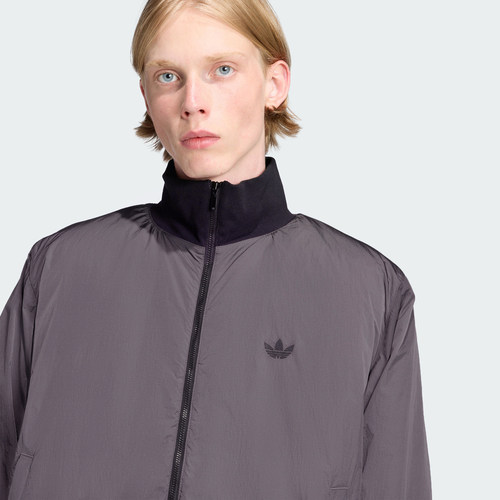 滔搏adidas阿迪达斯三叶草男子立领运动休闲保暖棉服外套JW0980 - 图2