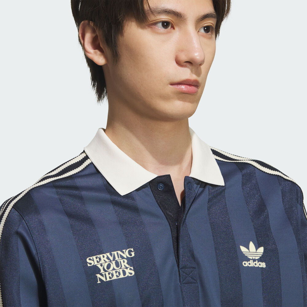 滔搏adidas阿迪达斯三叶草男子休闲针织运动宽松长袖POLO衫KT0840,淘宝优惠券,粉丝福利购,淘宝优惠卷