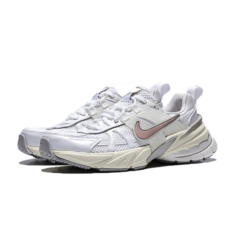 滔搏NIKE耐克女鞋V2K RUN米白灰复古百搭老爹鞋跑步鞋FD0736-112,淘宝优惠券,粉丝福利购,淘宝优惠卷