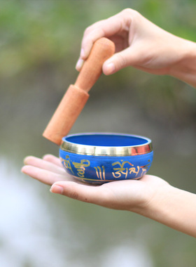 颂钵尼泊尔手工瑜伽音盂