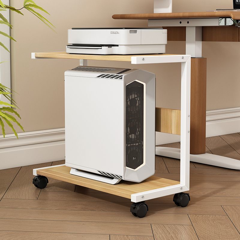 Double-layer computer host bracket rack