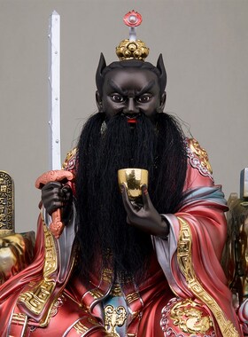 张天师神像龙虎山天师府张道陵正一真人I家用玄关树脂中式祖师摆