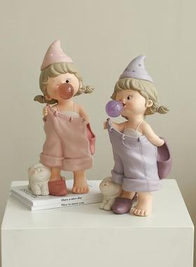 女孩轻奢高级感小众玄关客厅电视柜家居装饰品摆件闺蜜生日礼物女