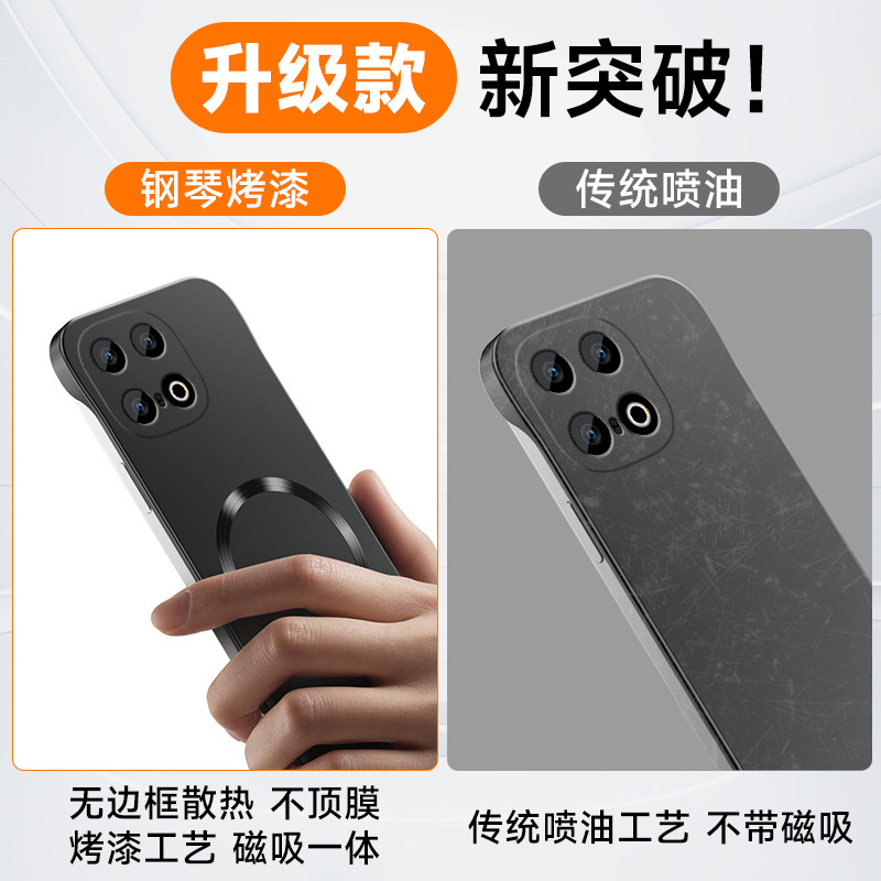 适用iqoo13手机壳iqoo13pro镜头全包保护套vivo新款超薄防摔磁吸无边框viv0爱酷iq0013男女生高级感外壳商务 - 图2