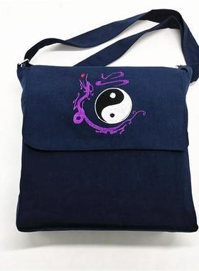 厂家直供 尚心圆 道包 帆布包单肩背包挎包