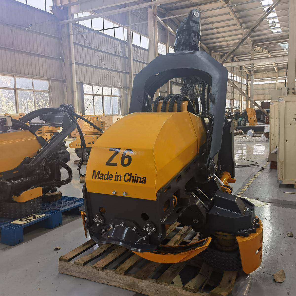 林场作业全自动伐木机液压砍树机挖机属具自动伐树抱夹锯,淘宝优惠券,粉丝福利购,淘宝优惠卷