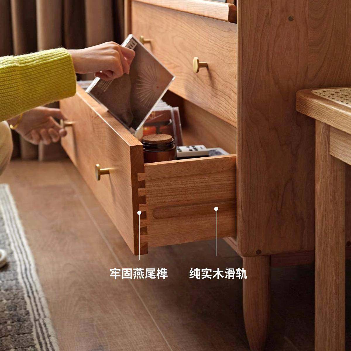 1VPK樱桃木书柜餐边柜实木收纳柜客厅电视柜展示柜沙发,淘宝优惠券,粉丝福利购,淘宝优惠卷