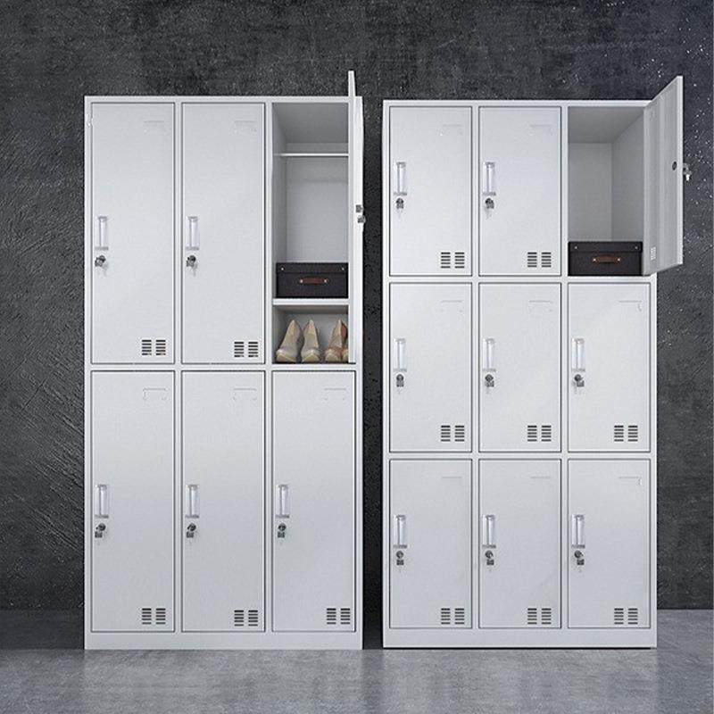 钢制员工铁皮柜更衣柜子工厂职员宿舍换衣柜带锁储物柜鞋柜多门柜,淘宝优惠券,粉丝福利购,淘宝优惠卷
