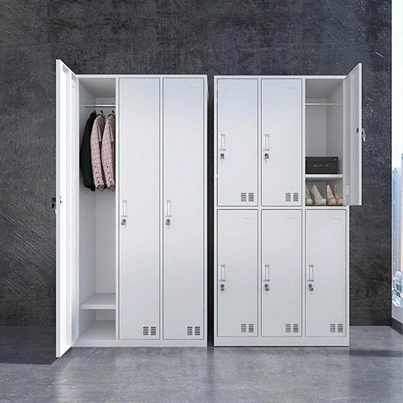 钢制员工铁皮柜更衣柜子工厂职员宿舍换衣柜带锁储物柜鞋柜多门柜,淘宝优惠券,粉丝福利购,淘宝优惠卷