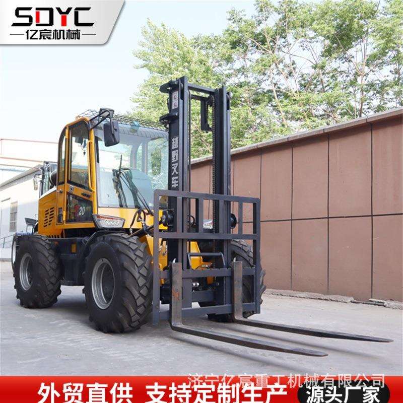 越野叉车2吨3吨户外工地山地柴油内燃叉车液压起重搬运越野叉车 - 图1