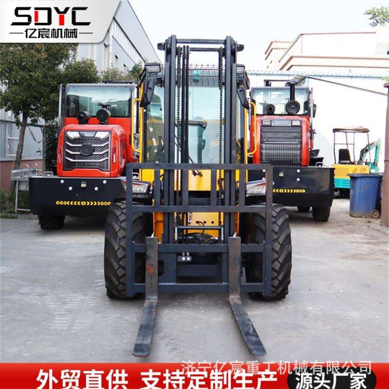 越野叉车2吨3吨户外工地山地柴油内燃叉车液压起重搬运越野叉车 - 图0