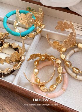 手饰百搭欧美手镯手链精致金属