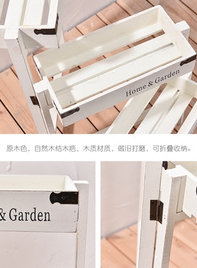 多功能折b叠花架小盆景置物架客厅装饰品摆件阳台创意家居橱窗摆