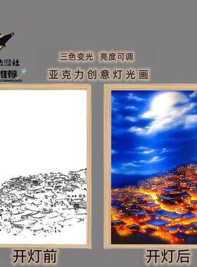 莲花楼灯光画李相夷小夜灯成毅挂画纪念品情侣送生日礼物装饰