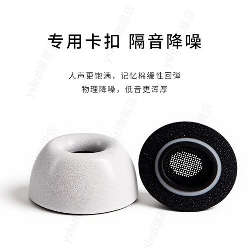 适用苹果AirPods Pro3入耳式海绵耳塞苹果airpods pro3聚氨酯记忆棉耳塞套苹果pro3耳帽冒耳机配件 - 图2