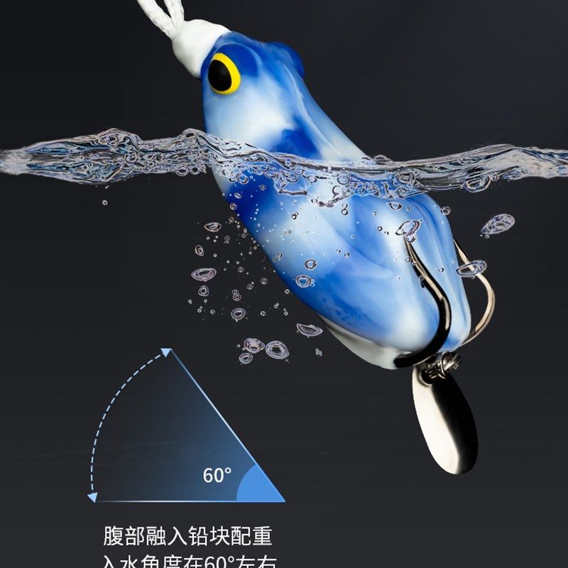 新款改装雷c蛙打黑假蛙雷强假饵远投重草钓黑鱼专杀双钩路亚饵包,淘宝优惠券,粉丝福利购,淘宝优惠卷