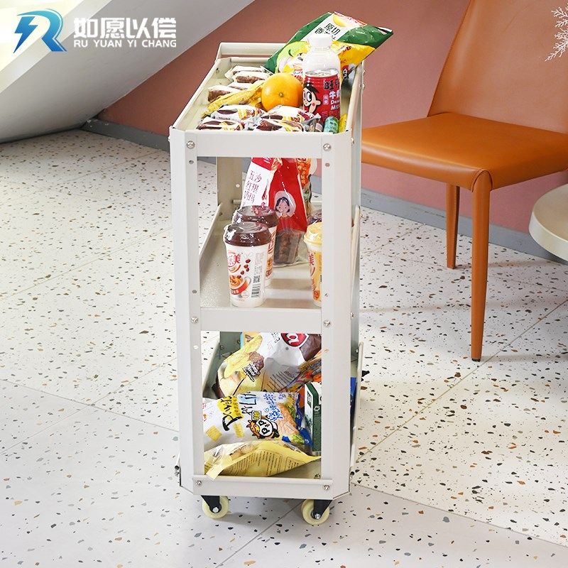 家用多功能可移i动收纳零食置物架客厅绿植花架加厚小推车金属工,淘宝优惠券,粉丝福利购,淘宝优惠卷