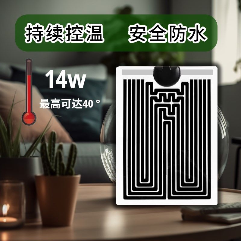 乌龟饲养c缸小型爬宠加热垫生态造景晒背灯恒温宠物冬眠箱过冬神,淘宝优惠券,粉丝福利购,淘宝优惠卷