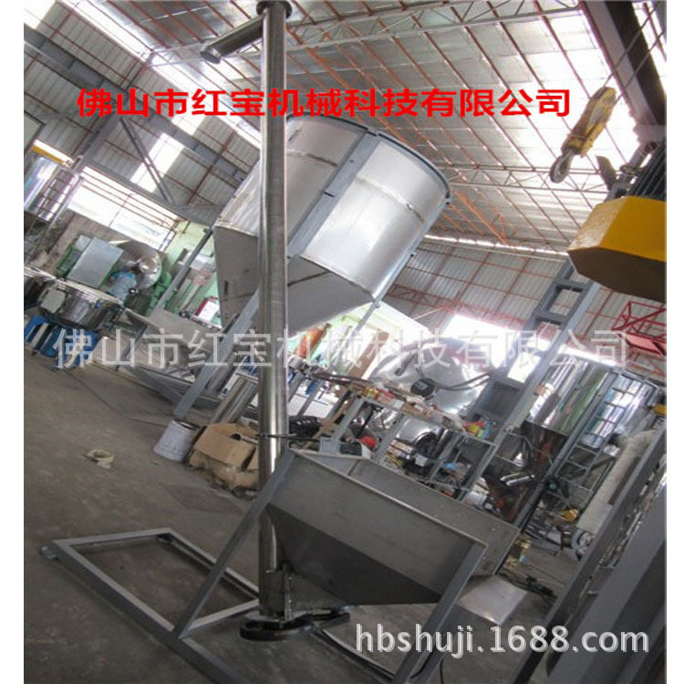 倾斜式304不锈钢螺旋上料机进料口加装过滤网输送机,淘宝优惠券,粉丝福利购,淘宝优惠卷