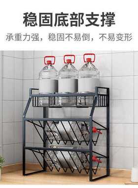 厨房置物架调料架铁艺酱油醋收纳架子调料瓶调味品调味收纳架子无