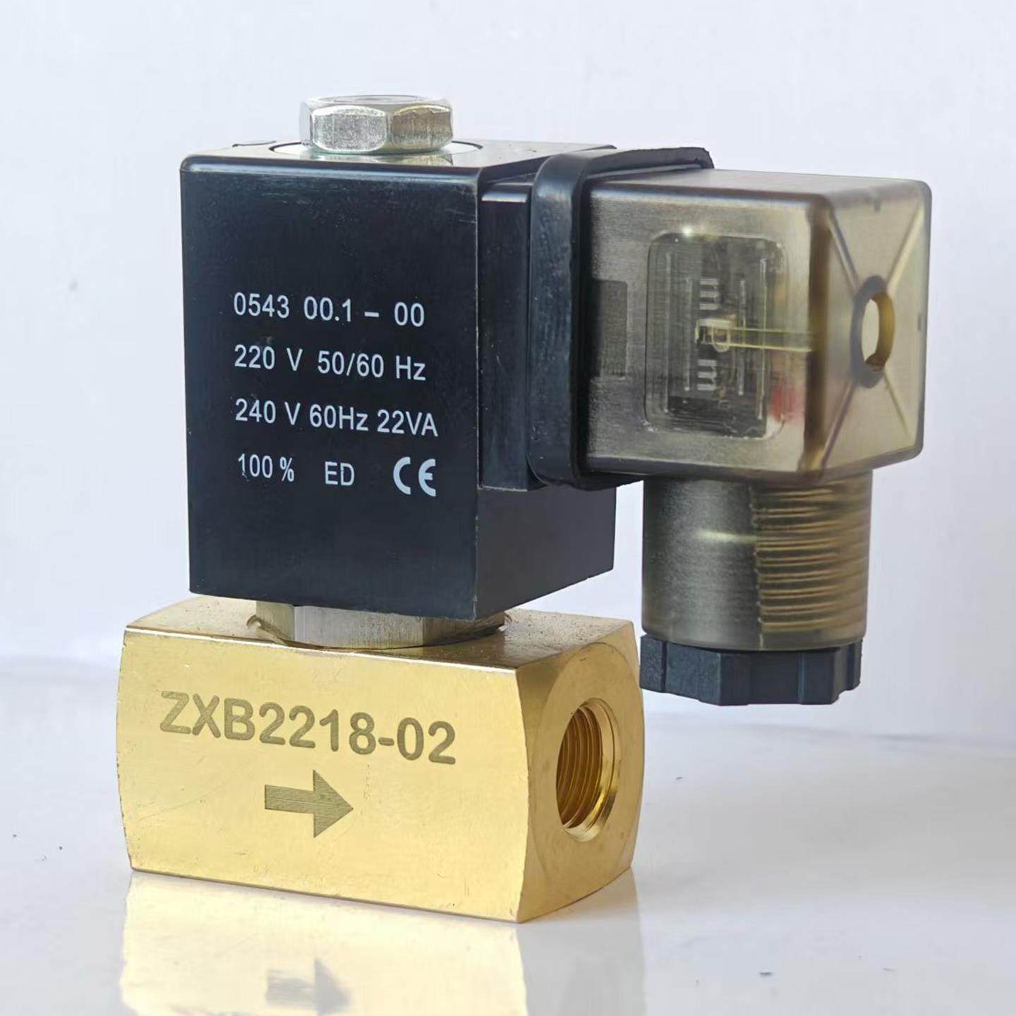 0545小型二位两通高压电磁阀常闭耐压8Mpa水阀气阀AC220VDC24V - 图2