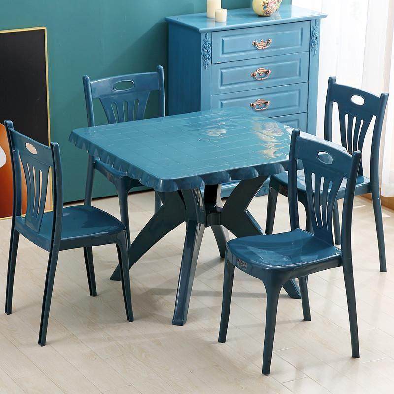 塑料餐桌椅组合绿色一米圆桌户外橙色加厚烧烤夜市沙滩桌饭桌套装,淘宝优惠券,粉丝福利购,淘宝优惠卷