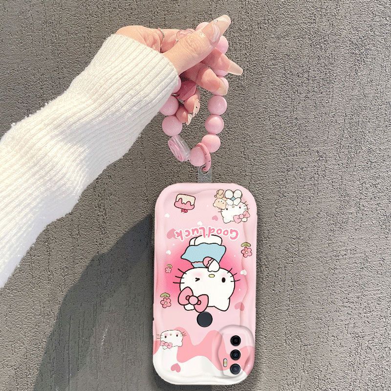 适用oppoa32手机壳pdvm00硅胶软oppo a36保护套PESM10卡通opa11s可爱pdvmoo手链0pp0a女生5g新款KT猫全包防摔 - 图3