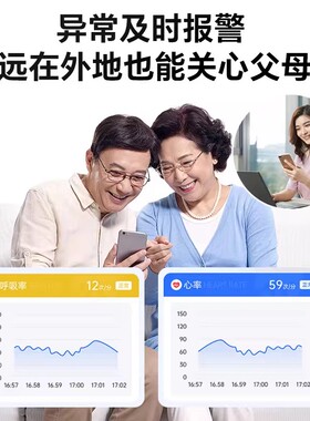 FAIRYGO仙踪云非接触式AI睡眠监测仪心率呼吸暂停打鼾健康监测