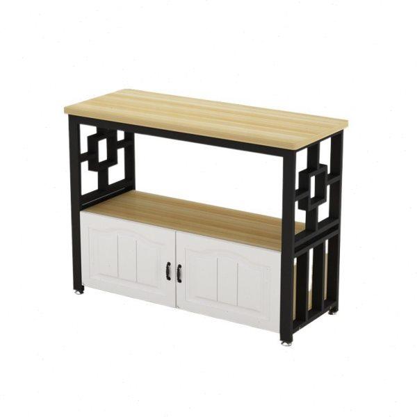 厨房加厚切菜桌微波炉烤箱置物架落地式碗柜收纳柜储物台柜,淘宝优惠券,粉丝福利购,淘宝优惠卷