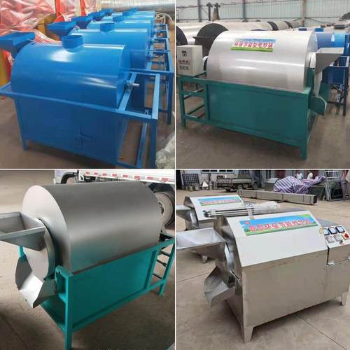 商用全自动滚筒炒货机自动控温瓜子花生电炒锅电热燃气炒货机小型 - 图0