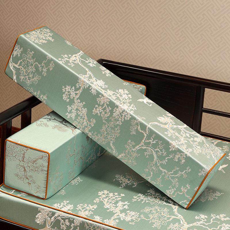 新中式扶手枕客厅沙发长条枕靠垫床头靠枕办公室椅护腰夹腿糖果枕,淘宝优惠券,粉丝福利购,淘宝优惠卷