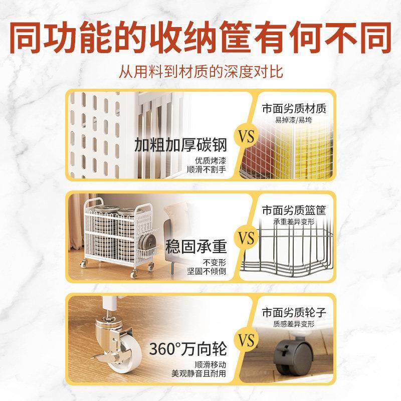 瑜伽垫收纳筐运动装备健身器材收纳篮家用带轮放哑铃窄夹缝置物架,淘宝优惠券,粉丝福利购,淘宝优惠卷