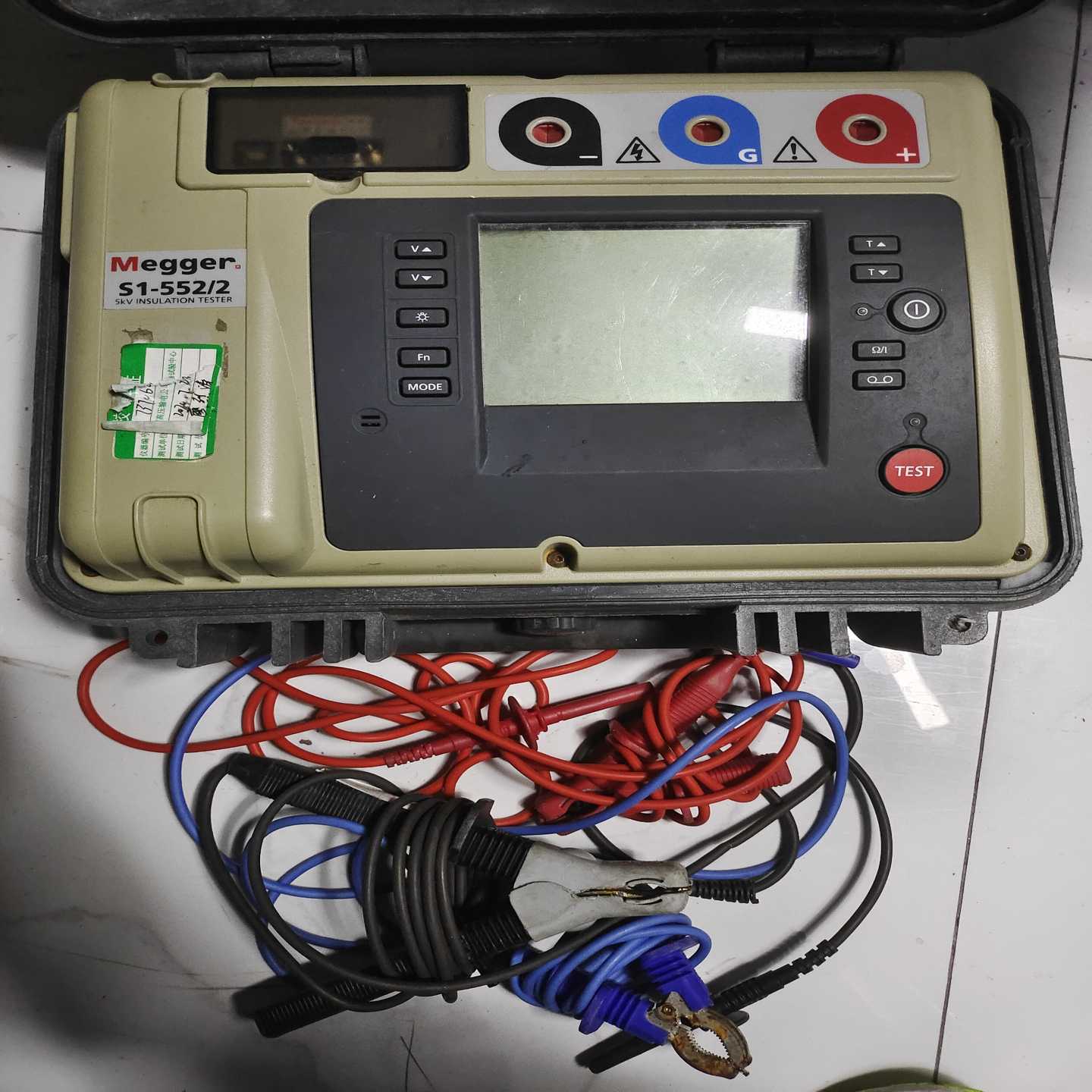 议~梅格Megger S1-552/2绝缘电阻测试仪，兆欧表，5 - 图0