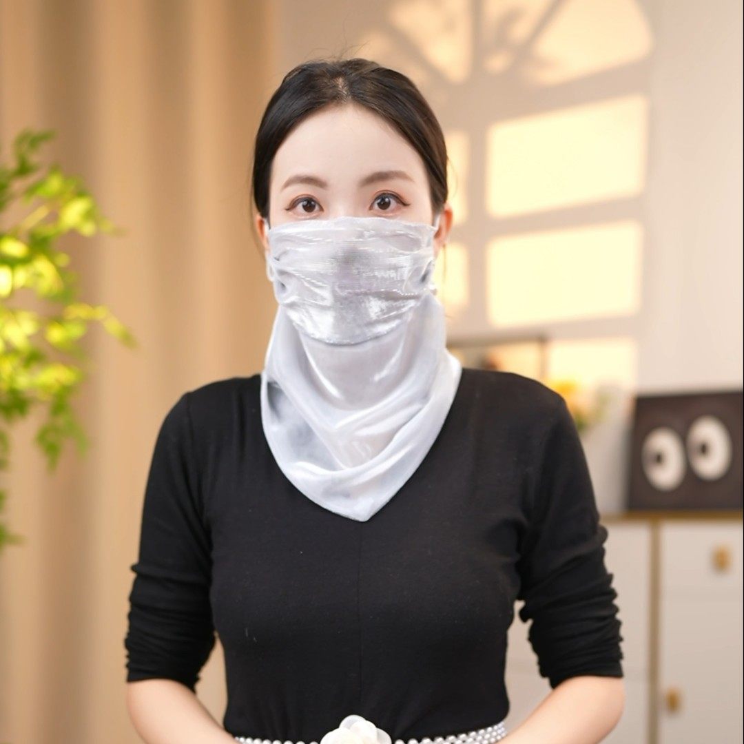 等来披肩围巾2025新款韩版新款夏防晒面纱炫彩挂珠多功能围巾丝巾,淘宝优惠券,粉丝福利购,淘宝优惠卷